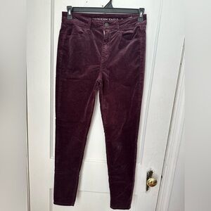American Eagle Outfitters
Women's Red Ae Stretch Corduroy Classic Skinny Pant